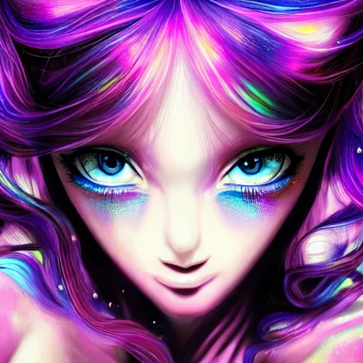 Prompt: audio shatter princess, ultra detailed painting at 1 6 k resolution and epic visuals. epically beautiful image. amazing effect, image looks crazily crisp as far as it's visual fidelity goes, absolutely outstanding. vivid clarity. ultra. iridescent. mind - breaking. mega - beautiful pencil shadowing. beautiful face. ultra high definition, range murata and artgerm