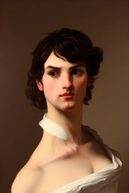 Prompt: gentelman, painting by jacques - louis david, andrea appiani, jean auguste dominique ingres, theodore gericault. rossetti bouguereau, detailed art, artstation