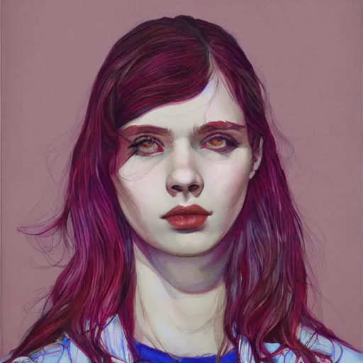 Image similar to photo of young woman by martine johanna