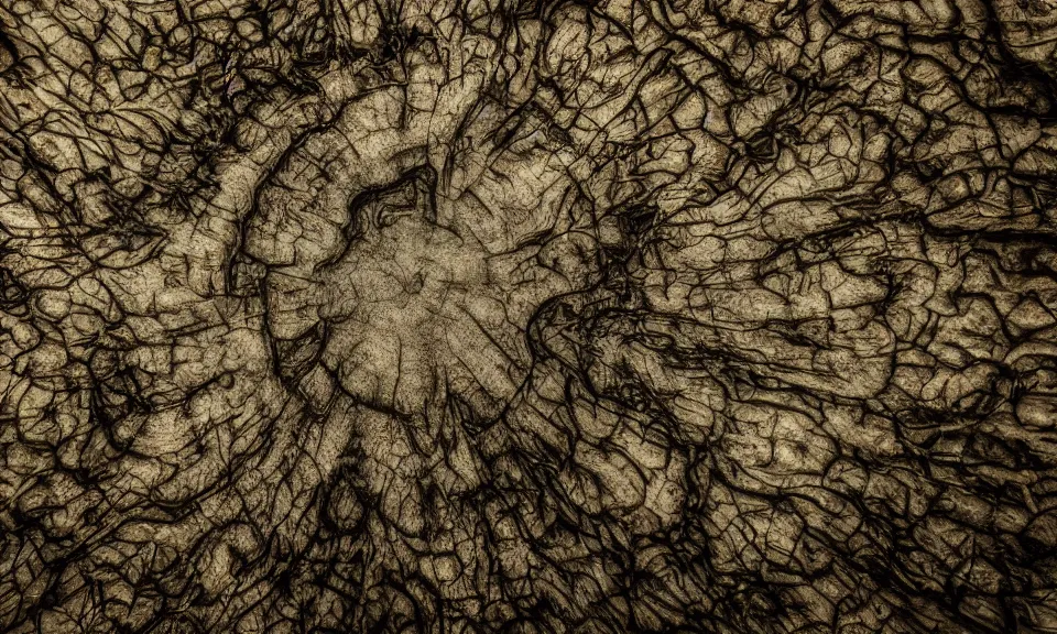 Prompt: an old submerged tree trunk laying on the bottom of a lake, muddy bottom, underwater volymetric light and caustics, highly detailed, trending on artstation, 4k