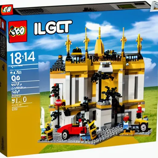 Prompt: heaven lego set,