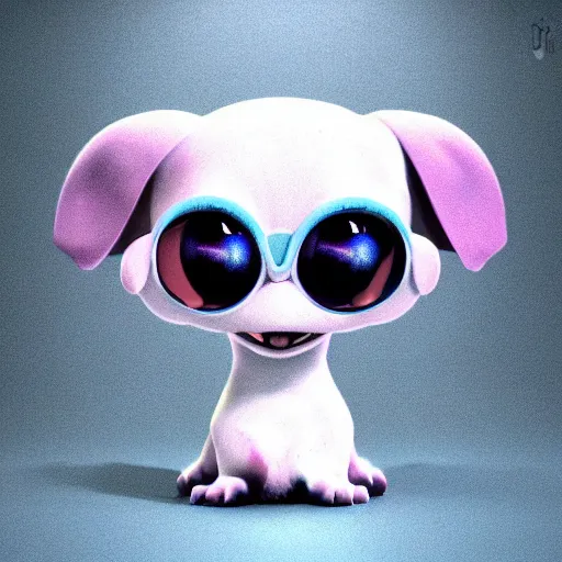 Prompt: 3d cute puppy techno DJ, masterpiece, smooth shading, 8k, cinematic lighting, highly detailed, digital painting, artstation, smooth, sharp focus, illustration, by Pixar