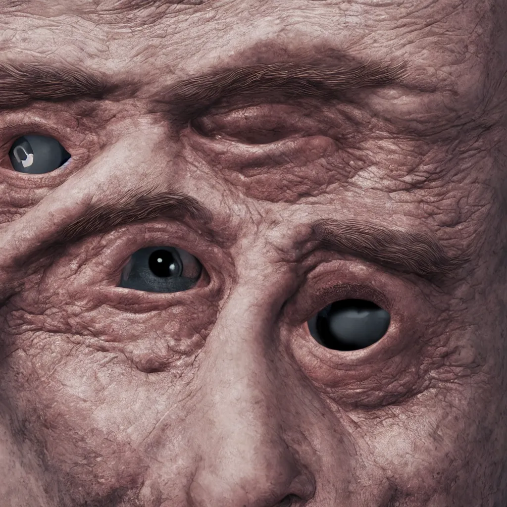 Image similar to the last vision of a dying blind mans eyes, hyper realistic, octane render, 8 k resolution, photo realistic