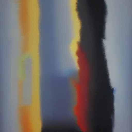 Image similar to a rough brush stroke oil painting of ray of light. tiger. prism. Black and white color theme. Volumetric light. Mark rothko. hyper detailed. hyper realism.