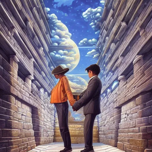 Image similar to a beautiful painting representative of the art style of wlop and artgerm and rob gonsalves