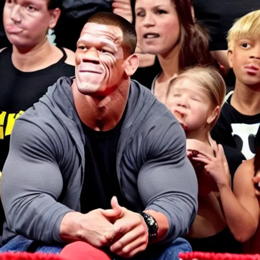 Image similar to john cena being seen by people, you cant see john cena