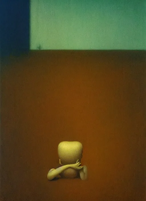 Image similar to roots, Edward Hopper and James Gilleard, Zdzislaw Beksinski, Mark Ryden, Wolfgang Lettl highly detailed, hints of Yayoi Kasuma, Odilon Redon. Drexler