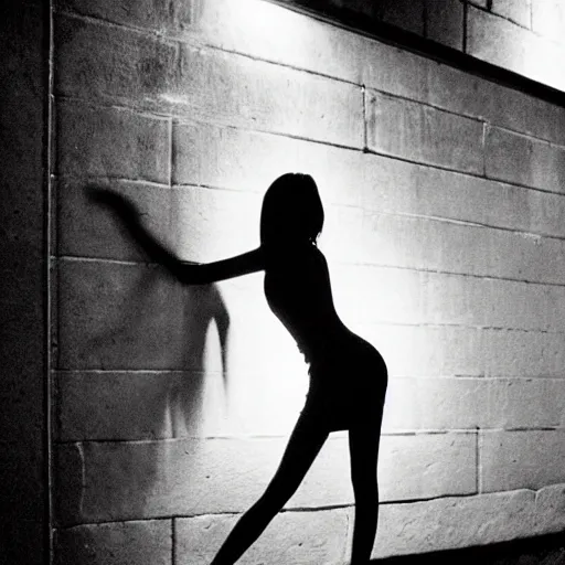 Image similar to foggy neon night, long legged sayaka isoyama leaning back against a wall in a black minidress smoking a cigarette outside a neon lit entrance, 1 9 7 0 s, intricate, moody, tasteful, intimate, highly detailed, short focus depth, artgerm, daido moriyama