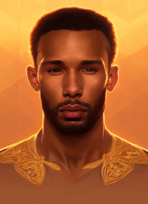 Prompt: symmetry!! portrait of terrence boyd, golden hour, intricate, elegant, highly detailed, digital painting, artstation, concept art, smooth, sharp focus, illustration, art by artgerm and greg rutkowski and alphonse mucha