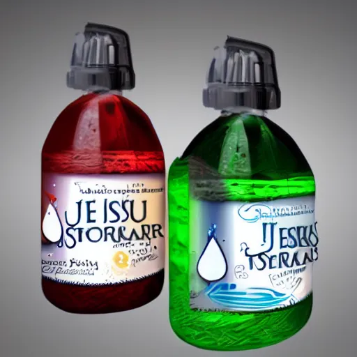 Image similar to jesus tears bottled water