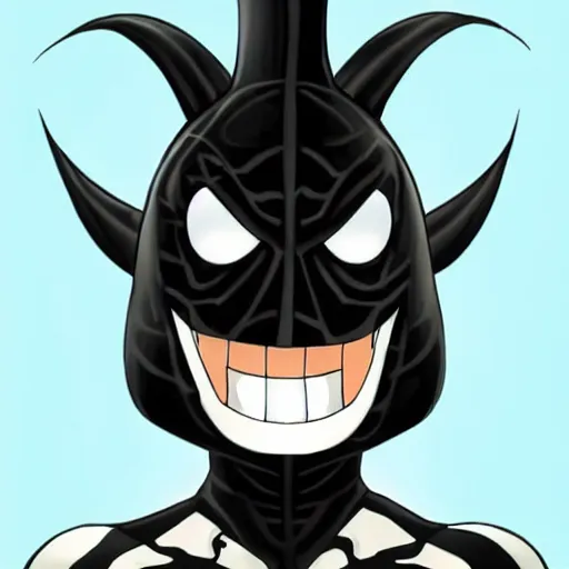 Image similar to a trill symbiote with a funny little hat