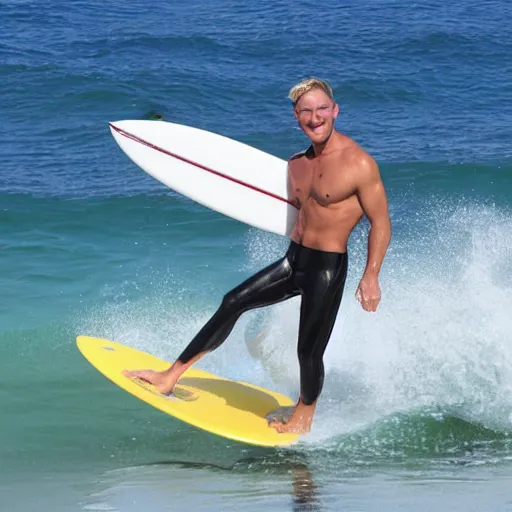 Image similar to adonis surfer