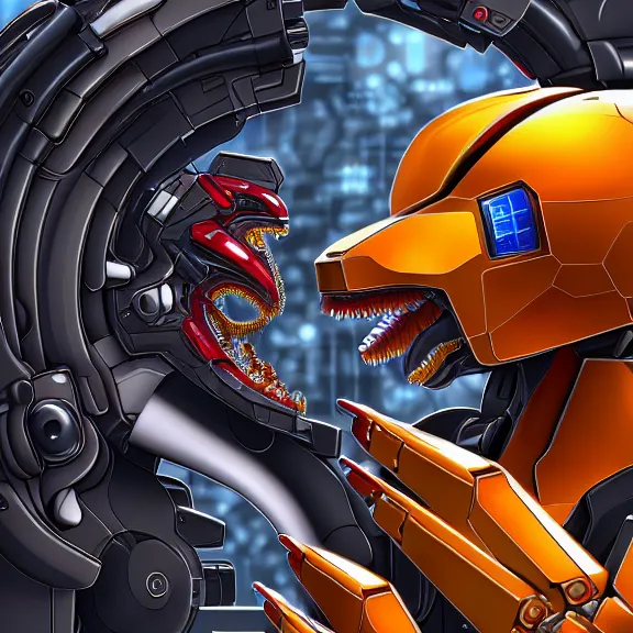 Image similar to detailed shot of getting swallowed by a hot anthropomorphic robot mecha female dragon, camera inside the detailed maw, food pov, prey pov, micro pov, vore, digital art, mawshot, dragon vore, furry art, high quality, 8k 3D realistic, macro art, micro art, Furaffinity, Deviantart, Eka's Portal, G6