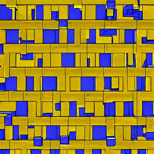 Prompt: an infinite room in yellow that is get bigger and bigger each seconds