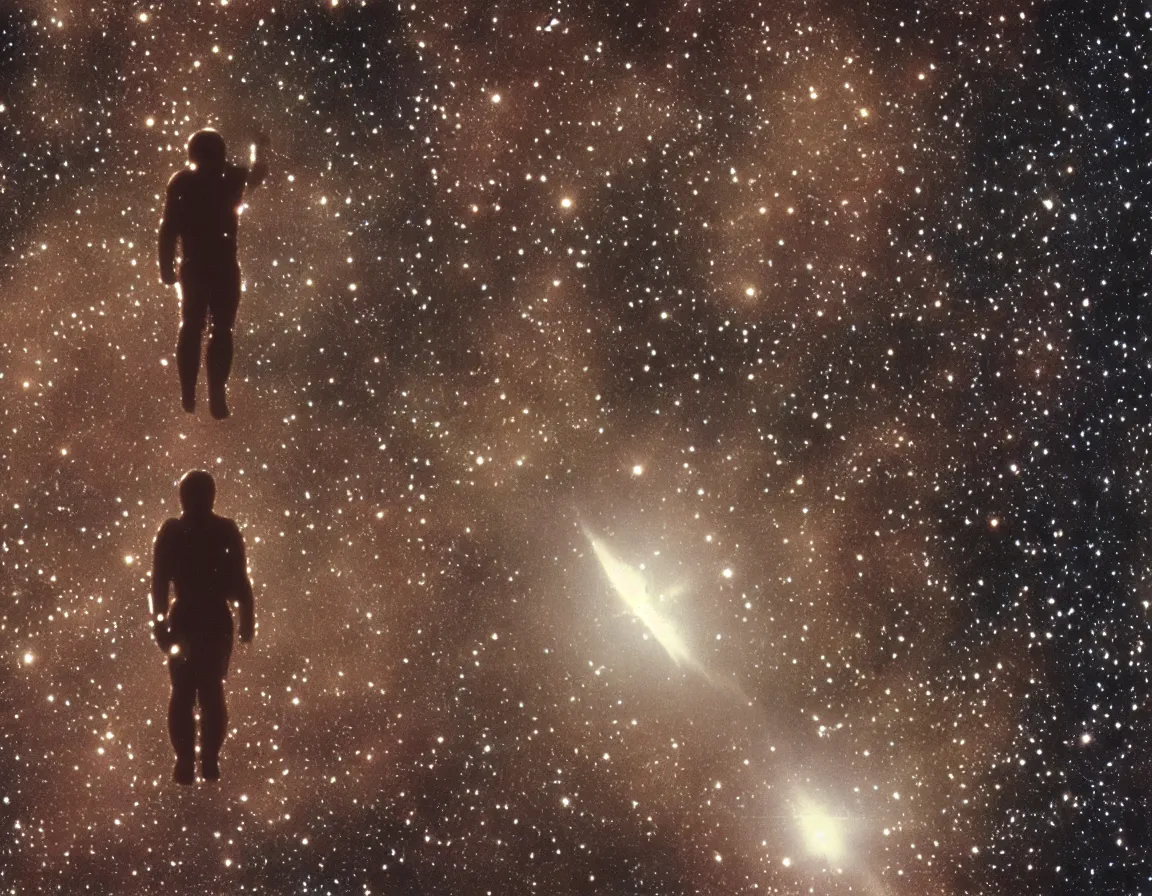 Image similar to My God It's Full Of Stars, still from 2001 A Space Odyssey (1968), 70mm