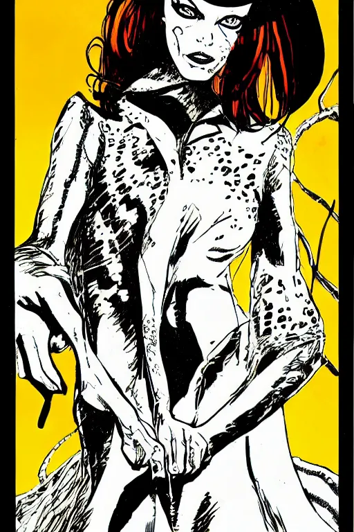 Image similar to character named dream, from sandman comic book, illustration, art by hugo pratt, portrait, comic book cover