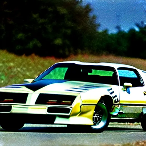 Image similar to a pontiac trans am from 1 9 8 6