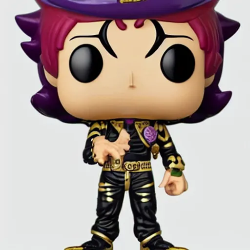 Image similar to jojos bizarre adventure, funko pop