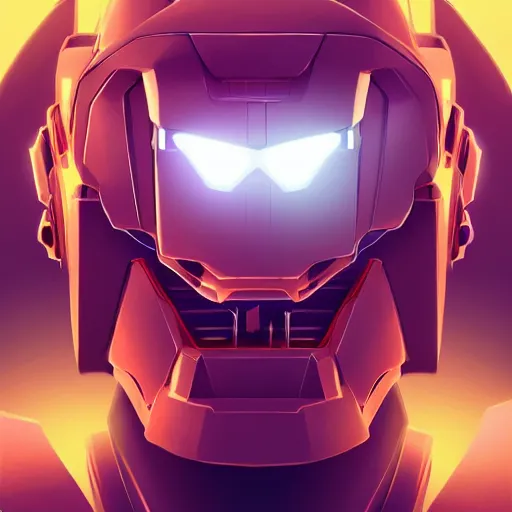 Image similar to face icon stylized minimalist transformers, loftis, cory behance hd by jesper ejsing, by rhads, makoto shinkai and lois van baarle, ilya kuvshinov, rossdraws global illumination