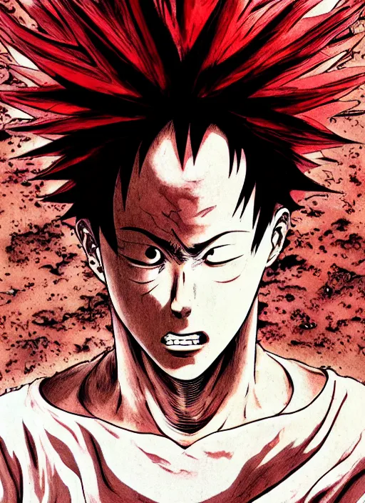 Image similar to Hyperrealistic photograph of Tetsuo/// from the manga Akira, hyper detailled, sharp focus, 4k