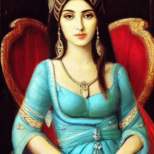 Image similar to Portrait of a Persian Princess who is an architect, beautiful princess