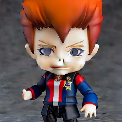 Image similar to a david bowie nendoroid, product shot