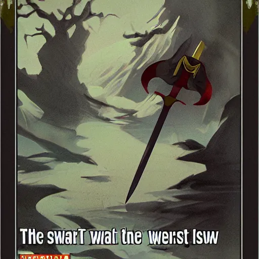 Prompt: the sword everyone wants