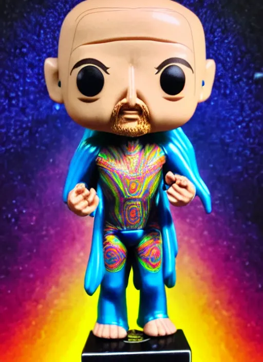 Prompt: alex grey funko pop