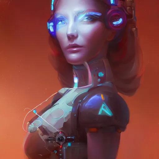 a portrait of a beautiful cybernetic nurse, cyberpunk | Stable Diffusion