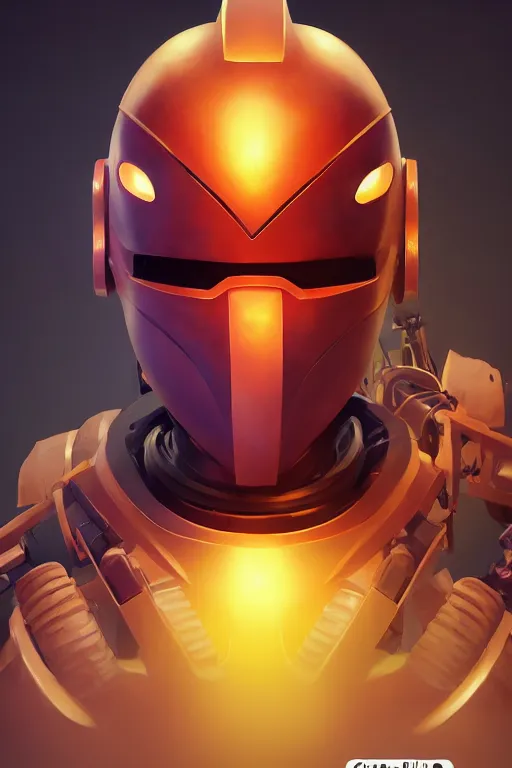 Image similar to epic mask helmet robot ninja portrait stylized as fornite style game design fanart by concept artist gervasio canda, behance hd by jesper ejsing, by rhads, makoto shinkai and lois van baarle, ilya kuvshinov, rossdraws global illumination radiating a glowing aura global illumination ray tracing hdr render in unreal engine 5