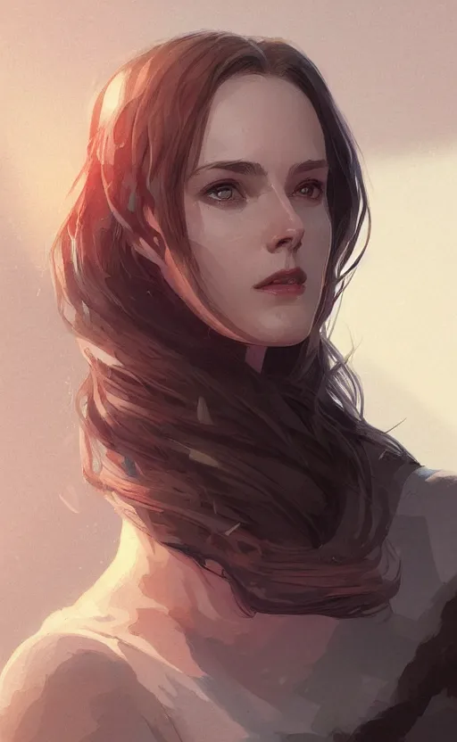 Prompt: Jane Foster, highly detailed, digital painting, artstation, facing camera, concept art, smooth, sharp focus, illustration, art by artgerm and greg rutkowski, high definition digital art, dramatic lighting, in the style of ilya kuvshinov and Ross tran