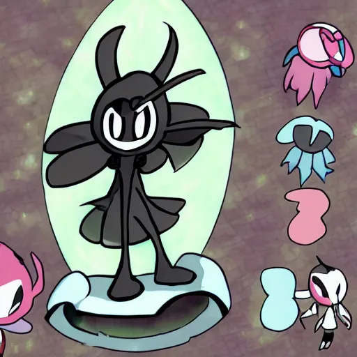 Prompt: hollow knight character, steven universe style, cartoonish