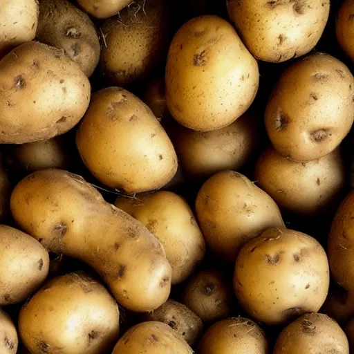 Image similar to photo peter dutton's head in a pile of potatoes