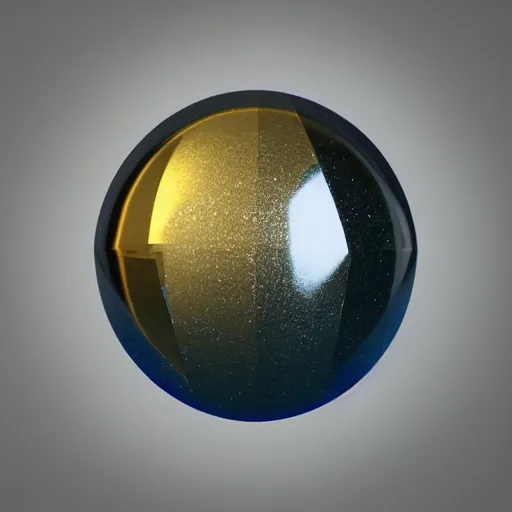 Image similar to tilt shift sphere leaf frozen underwater huge light intricate reflection diffraction marble gold obsidian preraffaellite photography cut, octane, artstation render 8 k neon