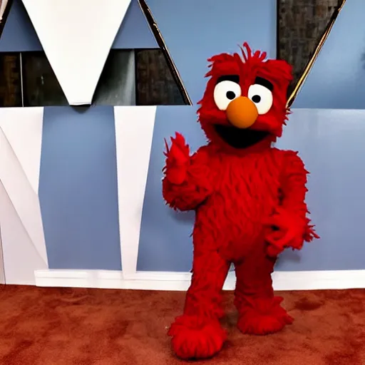 Prompt: kanye west as elmo