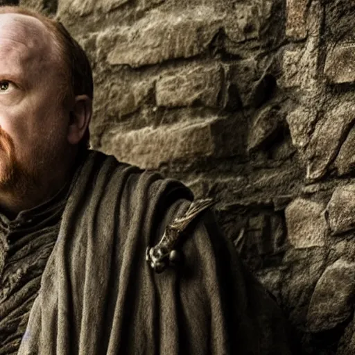 Prompt: louis ck in game of thrones, cinematic, highly detailed, real, 8 k