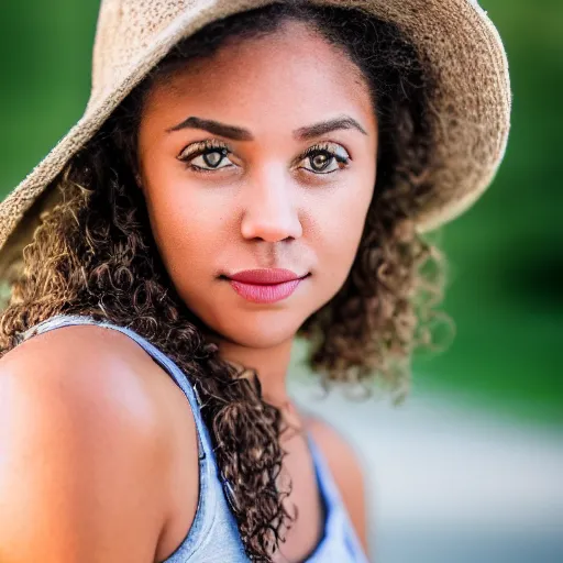 Image similar to photograph portrait of Marjorie Taylor Greene, sigma 85mm f/1.4, 4k, depth of field, high resolution, 4k, 8k, hd, full color