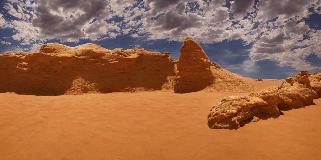 Prompt: desert with sky with starscinematic, highly detailed wide, atmospheric lighting