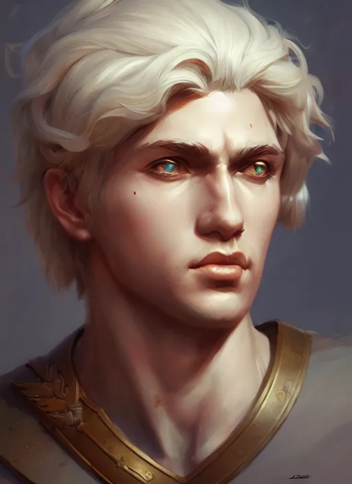 Image similar to alexander the great, lol style, highly detailed, artgerm, cushart krenz, zeronis, trending on artstation, soft light, sharp edges, illustration, character design, concept art