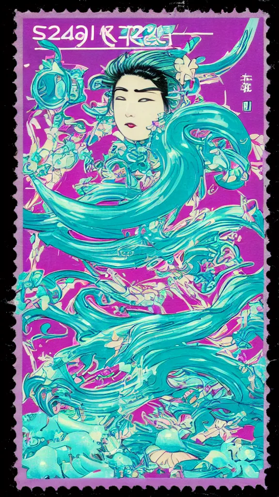 Image similar to japanese y 2 k ephemera, seapunk