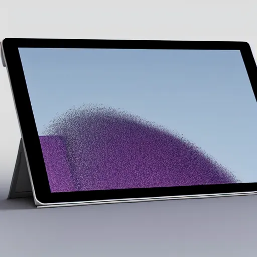 Image similar to a render of a microsoft surface duo but it has full bezel - less screens