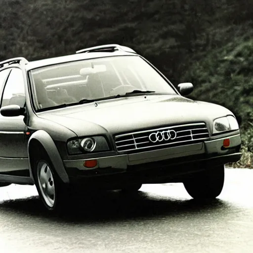 Image similar to an audi a 4 quattro allroad being used during ww 2