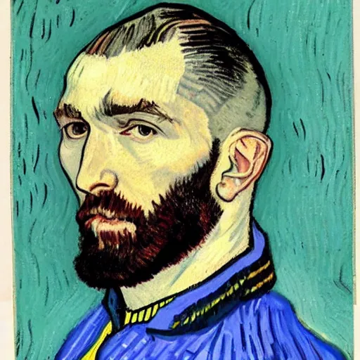 Image similar to benzema by van gogh