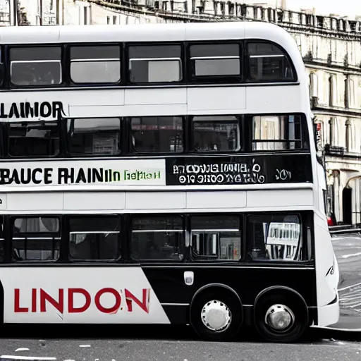 Image similar to chrome london bus