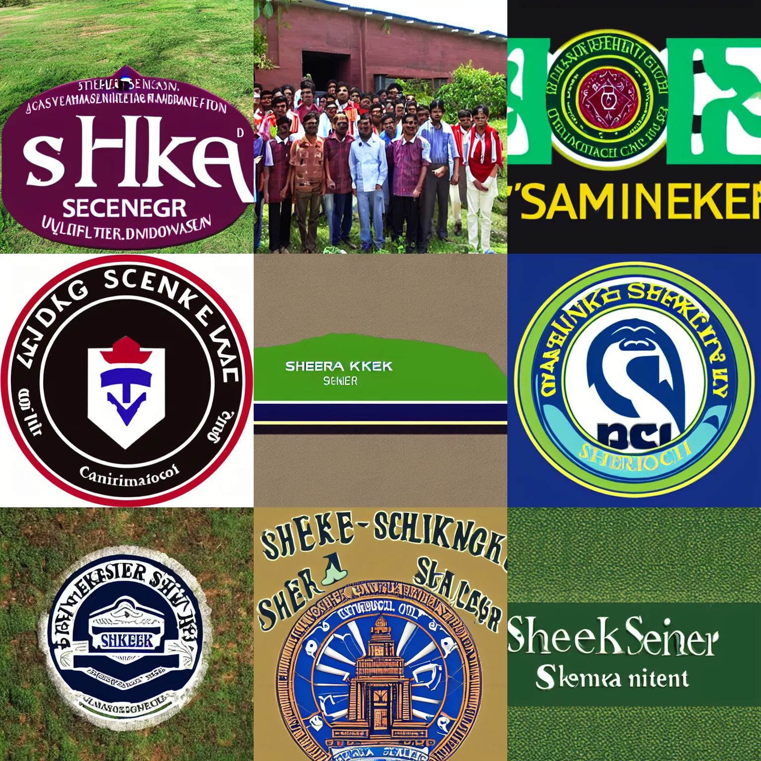 Prompt: shenkar college logo