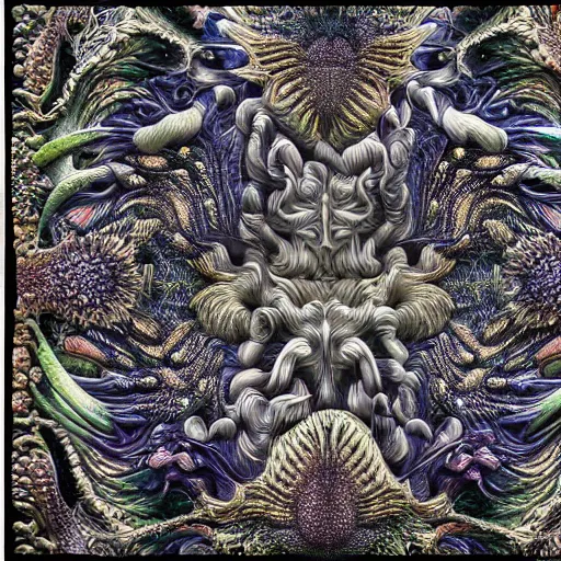 Prompt: hyper - detailed matte illustration of alien fauna by iris van herpen based on plate 6 1 of art forms in nature by ernst haeckel and zaha hadid