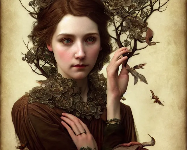 Prompt: photography of beth conklin, deep focus, d & d, fantasy, intricate, elegant, highly detailed, digital painting, artstation, concept art, matte, sharp focus, illustration, hearthstone, art by artgerm and greg rutkowski and alphonse mucha