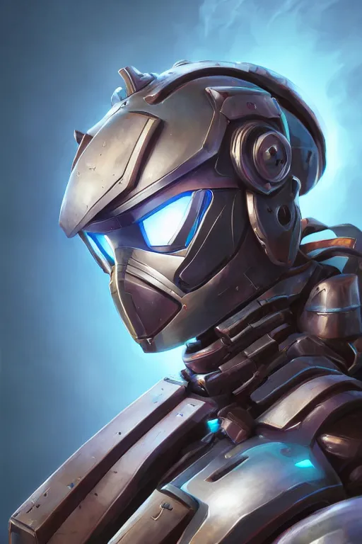 Image similar to epic mask helmet robot ninja portrait stylized as fornite style game design fanart by concept artist gervasio canda, behance hd by jesper ejsing, by rhads, makoto shinkai and lois van baarle, ilya kuvshinov, rossdraws global illumination radiating a glowing aura global illumination ray tracing hdr render in unreal engine 5