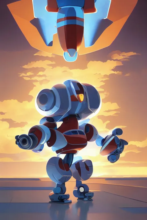 Image similar to metabots medabots medarotto medarot robot minimalist comics, behance hd by jesper ejsing, by rhads, makoto shinkai and lois van baarle, ilya kuvshinov, rossdraws global illumination ray tracing hdr radiating a glowing aura