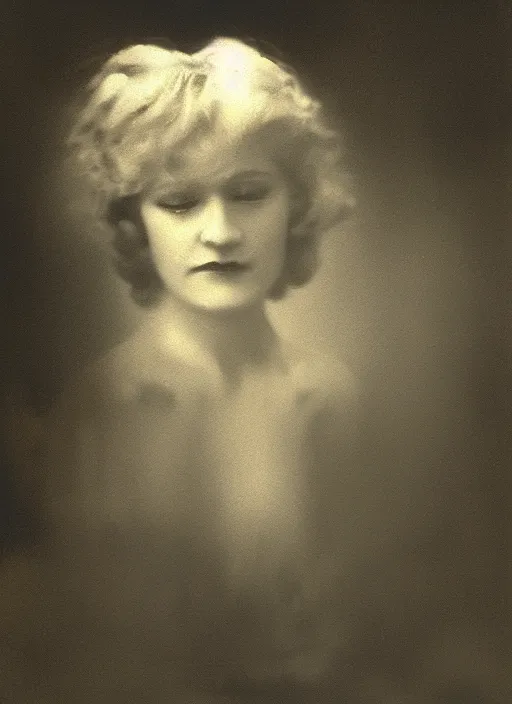 Prompt: out of focus photorealistic portrait of < zelda fitzgerald > as a beautiful young lady by sarah moon, very blurry, translucent white skin, closed eyes, foggy, closeup
